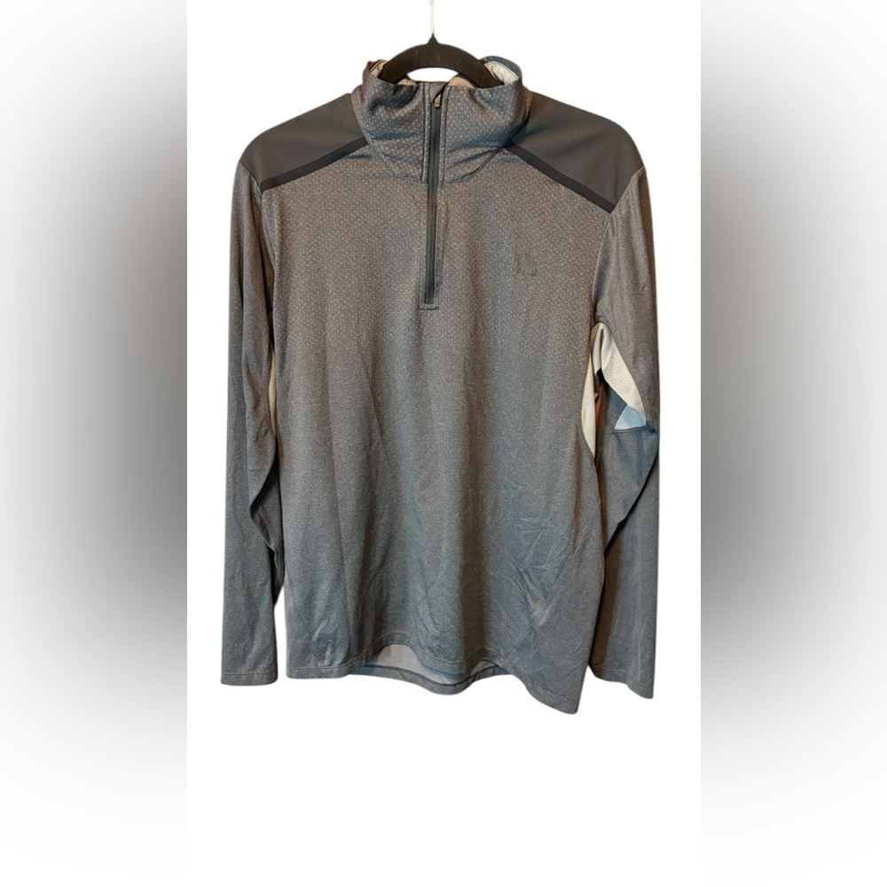 The North Face Athletics Gray Black 1/4 Zip Pullover Men’s Medium
